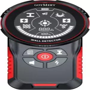 GOTMEET 스터드 파인더 벽 스캐너 - 스마트 센서 HD LCD 디스플레이 및 오디오 알람이 포함된 충전식 도구