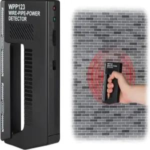 WPP123 벽 스캐너 휴대용 금속 탐지기 고감도 스터드 파인더 조절 가능한 경고 기능 우드 내구성 있는