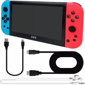 7인치 HD TFT 컬러 화면 16GB 내장 1000개 이상의 게임을 갖춘 USonline911 레트로 핸드헬드 콘솔 선물 TV