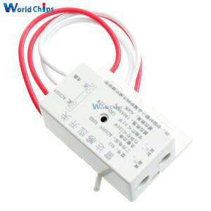 220V AC 50Hz 자동 적외선 센서 스위치 PIR 마이크로파 레이더 바디 모션 모듈 시간 거리 범위에 맞게 조
