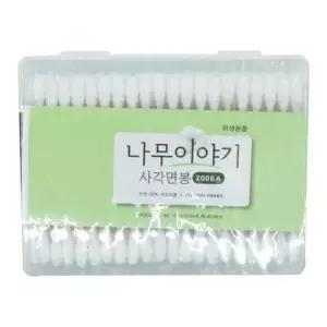 [룽스_64]나무스틱사각면봉200EA_7604