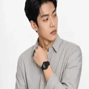 스와치 SUTB400 SISTEM BLACK 공용 가죽시계