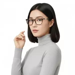 구찌 안경테 GG1465OA 003 스퀘어 뿔테 아시안핏 안경