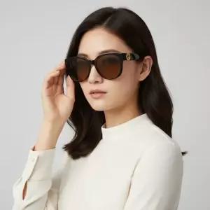 구찌 선글라스 GG1028SK 003 스퀘어 뿔테 자외선차단
