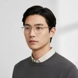 구찌 안경테 GG0838OK 002 라운드 메탈 안경