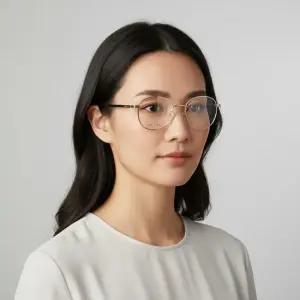 구찌 안경테 GG0947OA 006 라운드 메탈 아시안핏 안경