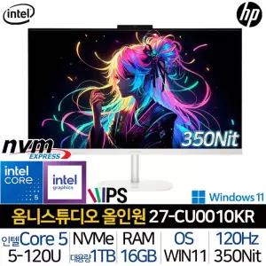 옴니스튜디오 27-CU0010KR 인텔코어5 16G/1TB Win11 키보드마우스포함 가정용 사