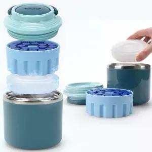 3ml 바이알 보관 단열 쿨러 컵 장시간 냉각 펩드 및 약 세트 휴대용 여행용 홀더와 얼음찜질 2개의 가능
