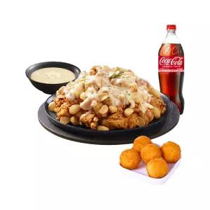 [노랑통닭] (콤보)갈릭 인 더 딥+오리지널치즈볼+콜라1.25L