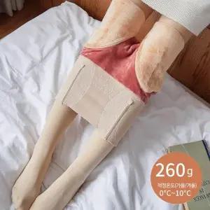 [룽스_65]융털타이즈 뱃살보정 보온 겨울바지 260g