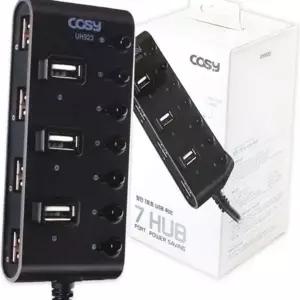 고속 멀티포트 허브 충전용 7 usb 허브 절전형 데스크탑 사무실