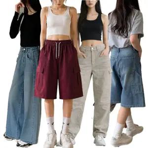 다올샵 5부7부8부 반바지/인밴딩 부츠컷/와이드팬츠/S~3XL/기장선택/자체제작고퀄원단