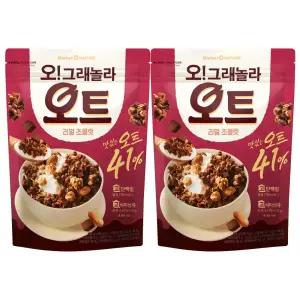마켓오네이처 오!그래놀라 오트 리얼초콜릿, 360g, 2개