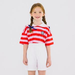 [아이러브제이] 노들 스트라이프 카라 반팔 티 JWUTO13