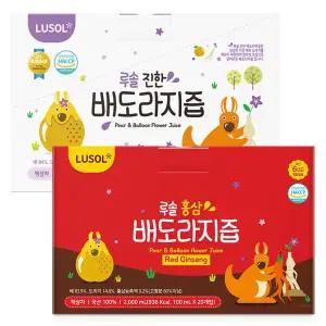 [루솔] 진한 배도라지즙 60포 + 홍삼 배도라지즙 60포