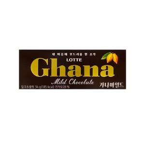 롯데 가나마일드 초콜릿 34g