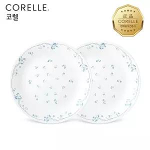 프로빈셜블루 원형대접시 2P