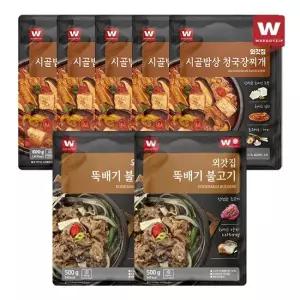 외할머니 집밥 청국장찌개 5팩+뚝배기 불고기 2팩