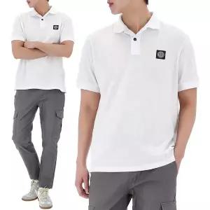 [스톤아일랜드][기간한정세일] 26SS 스톤아일랜드 로고 패치 폴로 반팔 티셔츠 L1S152200008 S0017 V0001
