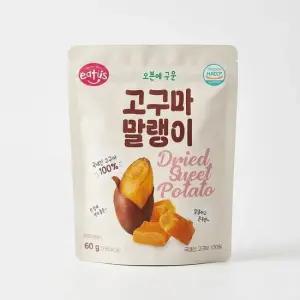 [이더스] 오븐에 구운 국내산 고구마 말랭이 60g 5팩