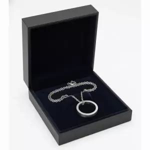 메종 마르지엘라 로고 링 목걸이 실버 SM1UU0035 SV0158 951
