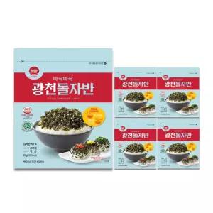 바다모아 김자반 광천 돌자반 55g, 5개