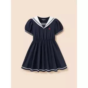 [BEANPOLE KIDS] 로맨틱 마린 저지 원피스  네이비 (BI6471G07R)