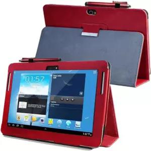 삼성 갤럭시 노트 10.1 2012 에디션 GT N8013 N8000 플립 케이스 커버 - SCH-I925 폴리오 스탠드 백북