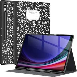 삼성 갤럭시 탭 S10 울트라/탭 S9 S8 14.6인치 S펜 홀더 포함 자동 웨이크/슬립 S10/S9 2024/2023-Book용