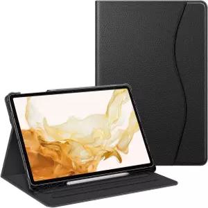 삼성 갤럭시 탭 S8 플러스 2022/S7 FE 2021/S7 2020 12.4인치 S펜 홀더 포켓 자동 웨이크/슬립 기능이 있는