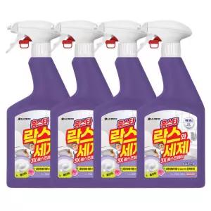 홈스타 락스와세제 스프레이 후로랄 900ml 4개
