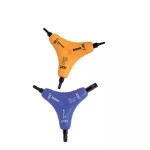 [하프클럽/]베셀 렌치 2P 드라이버 별 홀형 3구