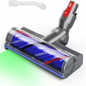 Partnix 대부분의 카펫과 하드우드 바닥에 적합한 Dyson V8 V11 V15 V10 V7 LED 라이트 퀵 릴리스 모터헤드