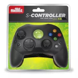 Xbox 컨트롤러 S타입 유선 게임 패드와 호환되는 올드 스쿨 - 블랙