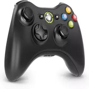 Xbox 360용 Etpark 무선 컨트롤러 360 및 슬림 콘솔용 조이스틱 게임 PC Windows XP/7/8/10 블랙