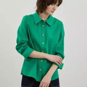 [올리비아로렌] MG01 자수 포인트 린넨블라우스_ 신선도원몰 VOCNL4M4246 (S49794724)