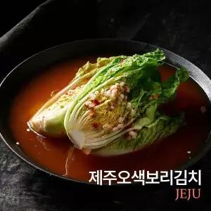 [신세계라이브쇼핑][대용량]제주오색보리김치 얼갈이3kg
