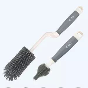 납작모젖병솔세트 젖꼭지솔 실리콘 세척솔 브러쉬 젓병솔 미니