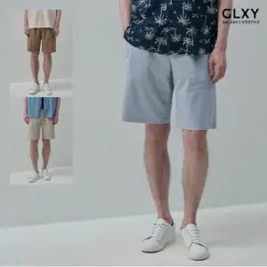 [갤럭시 라이프스타일] 가먼트워싱 면 반바지 (3종 택1)