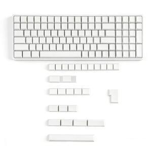 YMDK 127 화이트 블랭크 ZDA XDA V2 키캡 PBT 키캡 MX 키보드 104 87 61 멜로디 96 KBD75 ID80 GK64 SP84