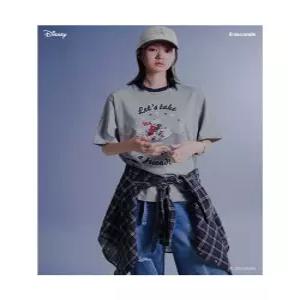 에잇세컨즈 미키마우스 오버핏 그래픽 티셔츠 - 라이트 그레이 38538610