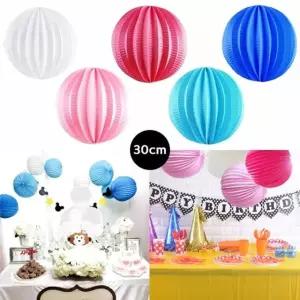 파티장식용품 인테리어 페이퍼벌룬 30cm 풍선행사 생일파티용품 (WD032B6)
