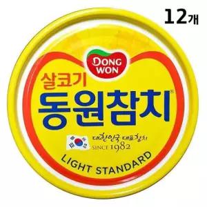 참치캔 참치캔(동원 살코기라이트스탠다드 200g)X12