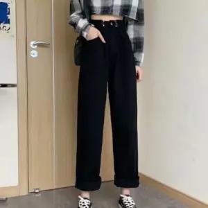 하이 조절 허리 배기 팬츠 와이드 통바지 루즈핏 웨스트 WFOFNPR