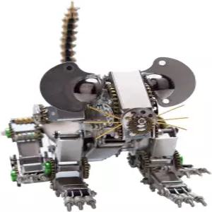 XURUIYI 스팀펑크 3D 메탈 기계식 마우스 모델 조립 키트 - 525PCS 탈착식 조인트 DIY 창의적인 수제