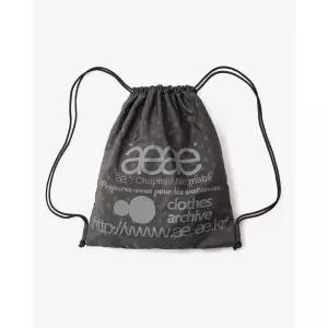 에이이에이이 AEAE WEB LOGO DOT GYM SACK [GREY] AE45SUBG003GRY 299112