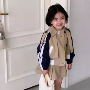 레이나 배색 상하복 세트 R10868