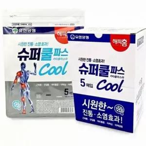붙이는 쿨파스 냉 진통 어깨 카타플라스마 일회용 허리