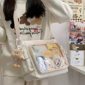코디 여자캔버스가방 미니가방 가벼운에코백 토드백