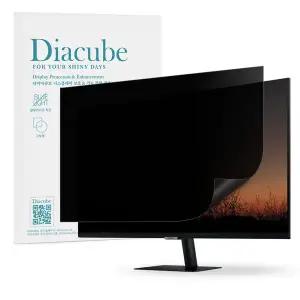 [다이아큐브]삼성 스마트모니터 M70F LS32FM702 (80cm) 사생활보호 보안필름 UV차단 무광택 전면점착형
